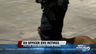 K9 Officer Evo retires after 8 years of service