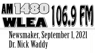 Wlea Newsmaker, September 1, 2021, Dr. Nick Waddy