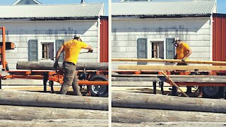How to Make Lumber from Telephone Poles
