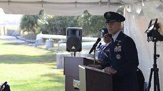 Port Tampa Cemetery Dedication Ceremony BRoll