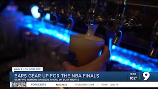 Staffing issues remain as NBA Finals boost bar business