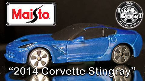 “2014 Corvette Stingray”- in Metallic Blue- Model by Maisto
