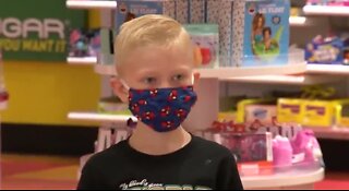 Boy who saved sister from dog gets shopping spree