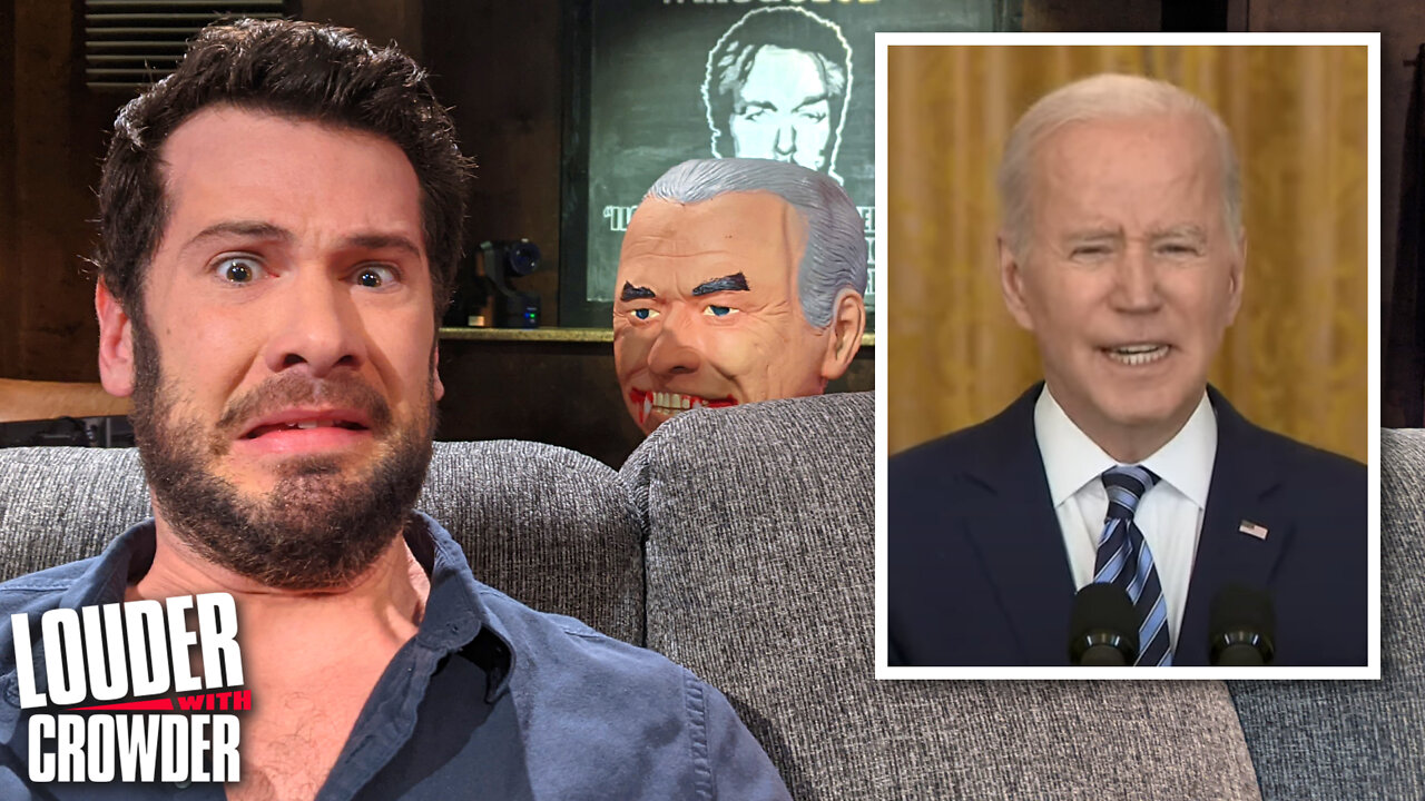 LIVE FACTCHECK! Biden’s First State of the Union Louder with Crowder