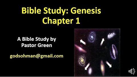 Bible study Genesis 1 explained