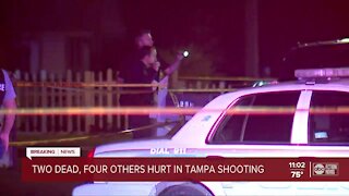 2 dead, 4 others injured after shooting in Tampa