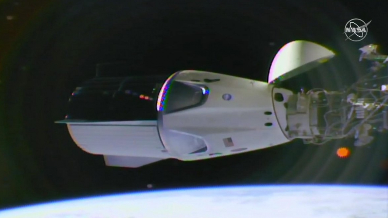 SpaceX Crew Capsule Successfully Docks At International Space Station