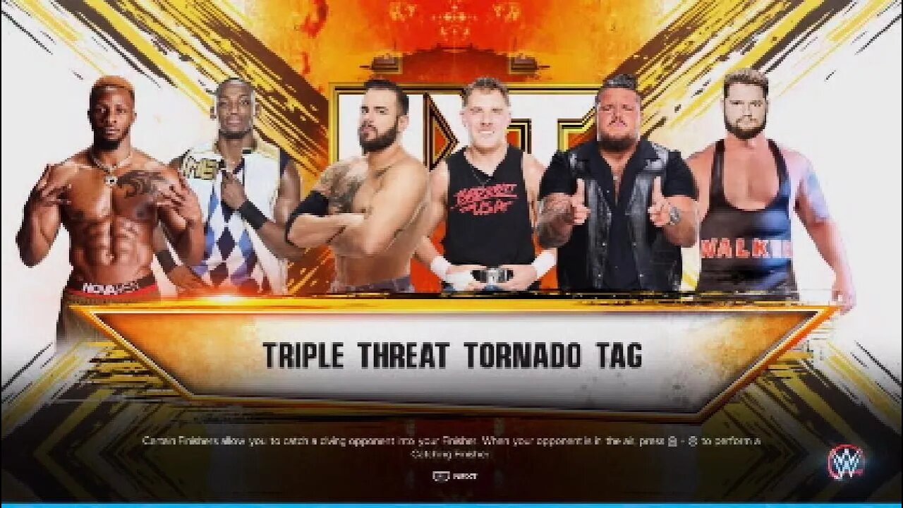 NXT Gold Rush Week 1 Edris & Malik vs Hank & Tank vs Briggs & Jensen