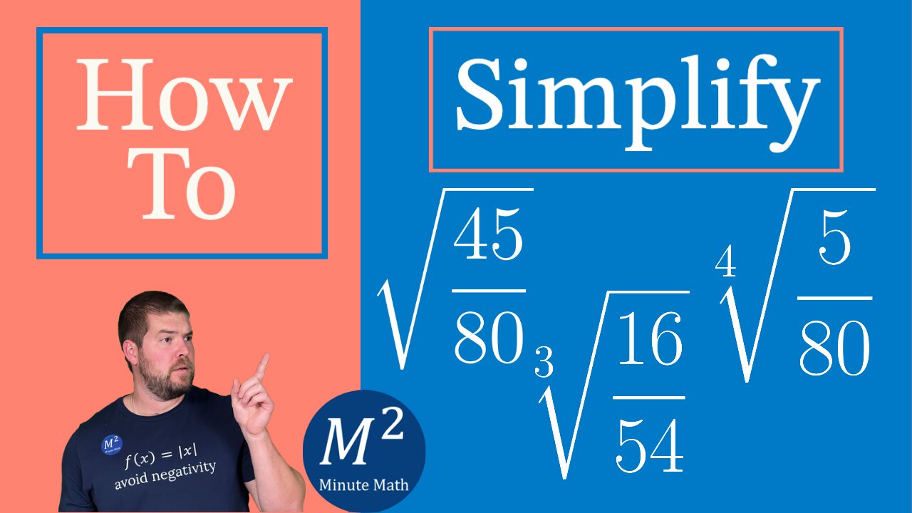 how-to-simplify-a-radical-expression-using-the-quotient-property