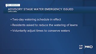 Cape Coral has issued a water emergency