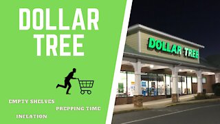 Dollar Tree Empty Shelves