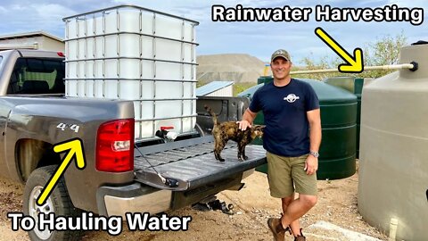 Rainwater Harvesting to Hauling Water - A Problem, A Solution and a Perfectly Random Monsoon Rain!