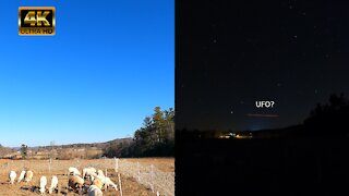 Did this time lapse just capture footage of a UFO?
