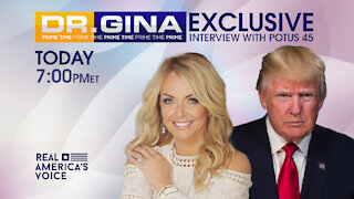 Dr. Gina 's EXCLUSIVE in-person interview with President Donald Trump