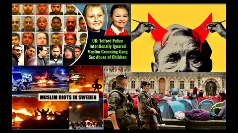 USA Ukraine President In Bed With Satanic Nazi's Australia Denmark France Sweden England Crumbling
