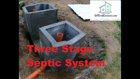 DIY Offgrid Three Stage Septic System