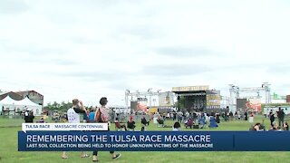 Ceremony honoring Tulsa Race Massacre victims at Reconciliation Park