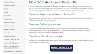 At-home COVID tests available in Wisconsin