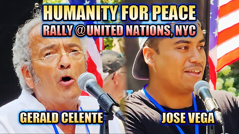 Humanity for Peace Rally NYC: Gerald Celente and Jose Vega (Highlights)