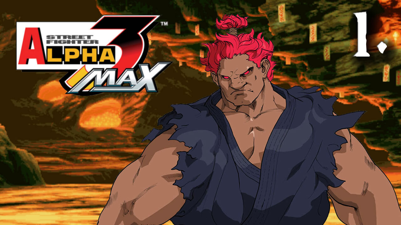Street Fighter Alpha 3 Max [PSP] - Akuma Gameplay (Expert Mode) Part.1