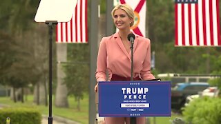 Ivanka Trump speaks at a 'Make America Great Again!' event in Fort Myers