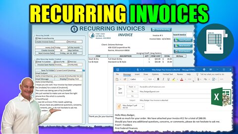How To Create A Fully Automated Recurring Invoice & Billing System In Excel [FREE Download]