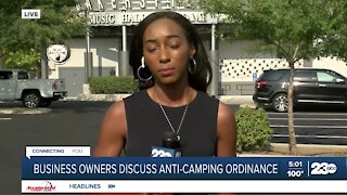 Bakersfield Downtown Business Association pushes for an anti-camping ordinance