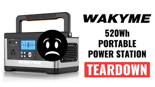 Wakyme 520Wh Portable Power Station Teardown - What Went Wrong? What Can I Learn From This?
