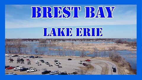 Brest Bay Lake Erie (Sterling State Park) Aerial View 2021