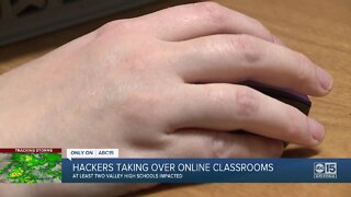 Hackers taking over online classrooms
