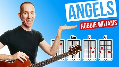 Angels ★ Robbie Wiliams ★ Acoustic Guitar Lesson [with PDF]