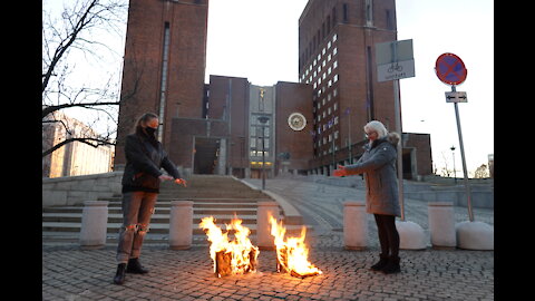 SIAN angripes av offentlig ansatte ved Oslo rådhus