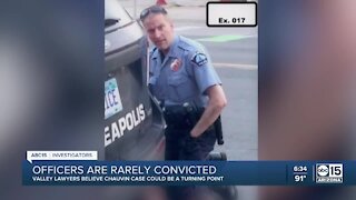 Police officers are rarely convicted of crimes