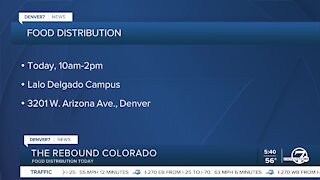 Free food distribution today at 10am