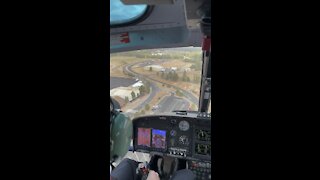 Landing a Helicopter in the Grand Canyon