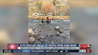 KCFD rescues group of people from Kern River