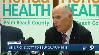 Sen. Rick Scott under self-quarantine