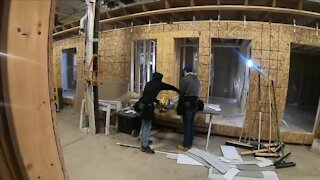 Orleans building trades class builds home for Habitat for Humanity