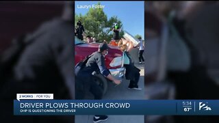 Driver hits protesters in crowd at Black Lives Matter rally in Tulsa