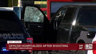 Officer shot, taken to hospital in Apache Junction; suspect shot, second in custody