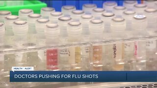 Doctors pushing people to get flu shots ASAP