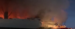 WWII vessel saved from 4-alarm fire