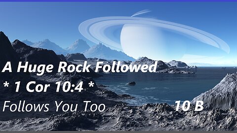 A Huge Rock Followed 1 Cor 10:4 * Follows You Too #shorts #shortsvideo GC10B