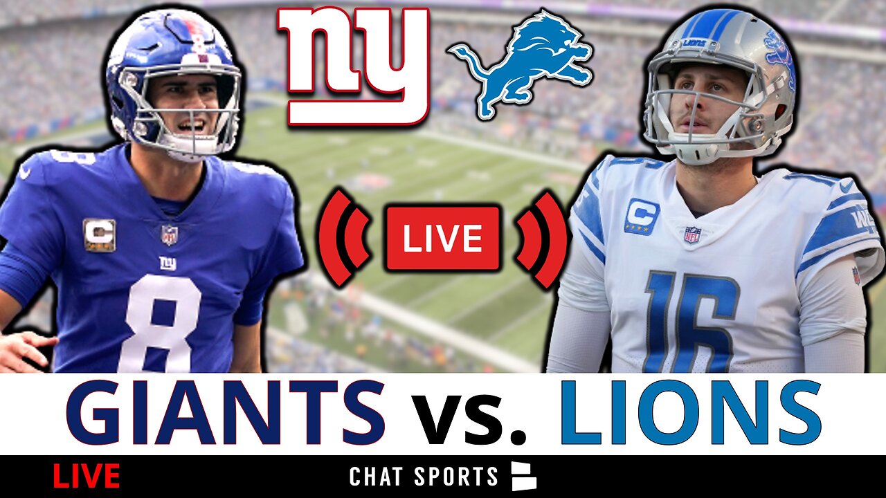 Giants vs. Lions, Week 11: Live updates - Big Blue View