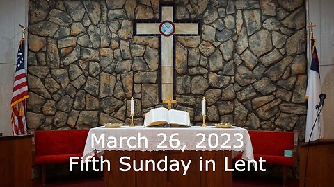 5th Sunday in Lent - March 26, 2023 - That One Man Should Die - John 11:47-53