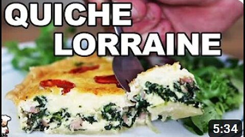 How to make a simple classic Quiche Lorraine | Quiche recipe