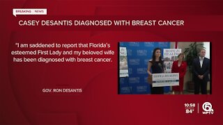 Florida's first lady diagnosed with breast cancer