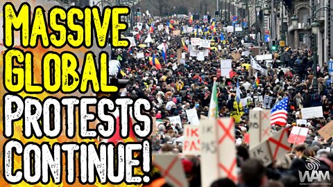 MASSIVE Protests WORLDWIDE Against Vaccine Tyranny! - From Canada To Washington & Belgium!