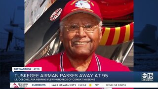 One of two original Tuskegee Airmen left in Arizona, Lt. Col. Asa Herring, Jr. has died