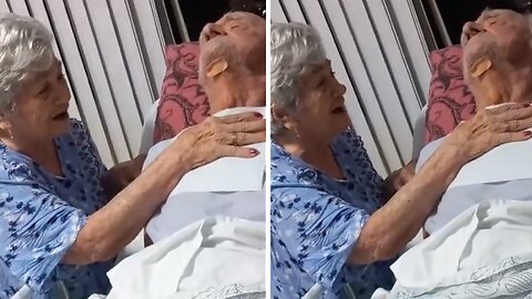 Grandma Beautifully Sings To Loving Husband